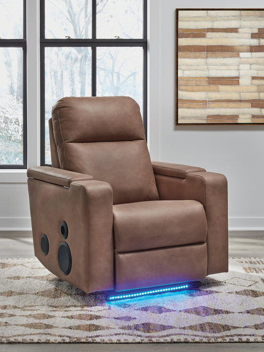 Lorrenton Power Glider Recliner with Audio System - 3 Bros Warehouse