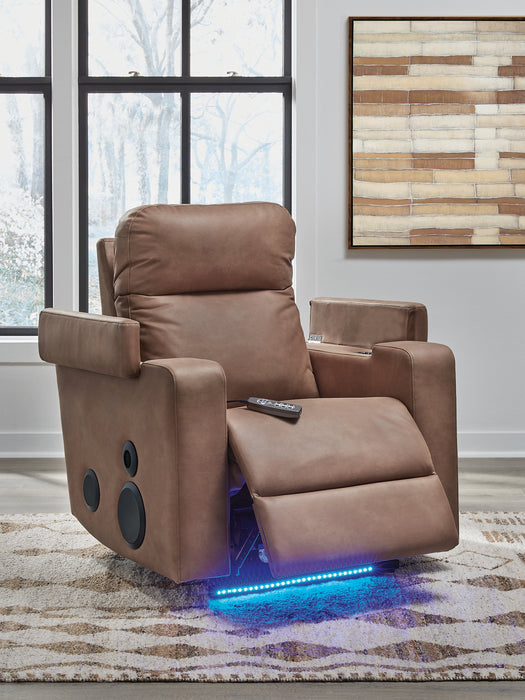 Lorrenton Power Glider Recliner with Audio System - 3 Bros Warehouse