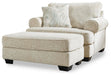 Monaghan Oversized Chair and Ottoman - 3 Bros Warehouse