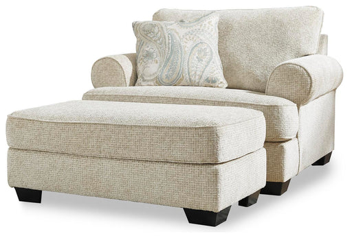 Monaghan Oversized Chair and Ottoman - 3 Bros Warehouse