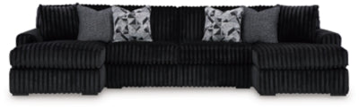 Midnight-Madness Sectional with Chaise - 3 Bros Warehouse