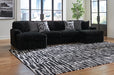 Midnight-Madness Sectional with Chaise - 3 Bros Warehouse