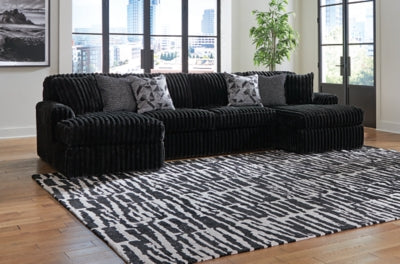 Midnight-Madness Sectional with Chaise - 3 Bros Warehouse