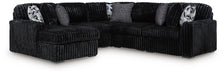 Midnight-Madness Sectional with Chaise - 3 Bros Warehouse