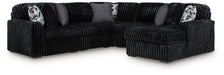 Midnight-Madness Sectional with Chaise - 3 Bros Warehouse