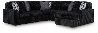 Midnight-Madness Sectional with Chaise - 3 Bros Warehouse