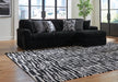 Midnight-Madness Sectional Sofa with Chaise - 3 Bros Warehouse