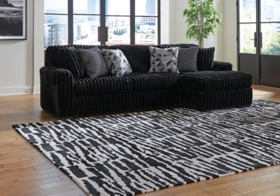 Midnight-Madness Sectional Sofa with Chaise - 3 Bros Warehouse