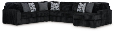 Midnight-Madness Sectional with Chaise - 3 Bros Warehouse