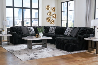 Midnight-Madness Sectional with Chaise - 3 Bros Warehouse