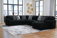 Midnight-Madness Sectional with Chaise - 3 Bros Warehouse