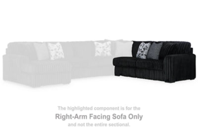 Midnight-Madness Sectional with Chaise - 3 Bros Warehouse