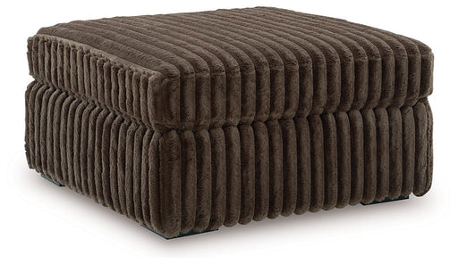 Midnight-Madness Oversized Accent Ottoman - 3 Bros Warehouse
