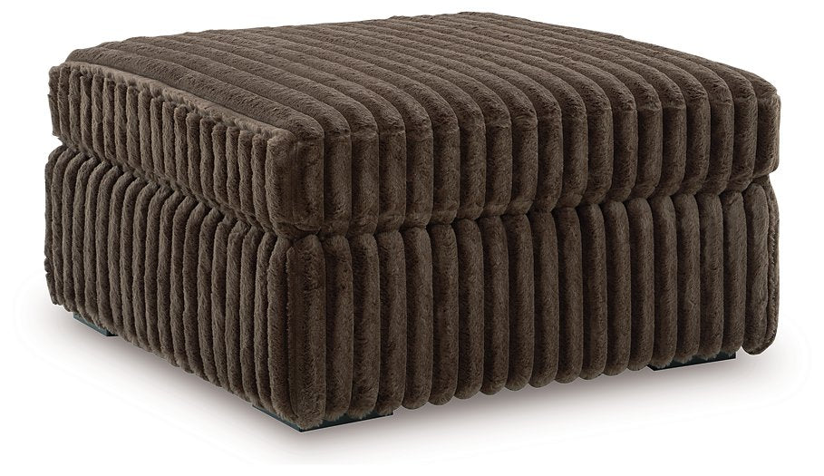 Midnight-Madness Oversized Accent Ottoman - 3 Bros Warehouse