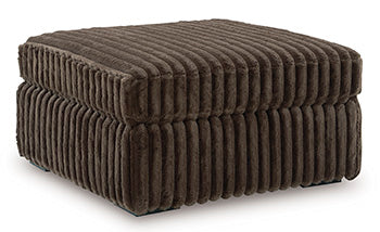 Midnight-Madness Oversized Accent Ottoman - 3 Bros Warehouse