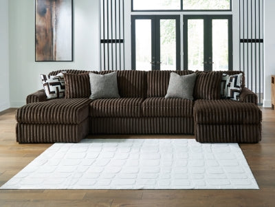 Midnight-Madness Sectional with Chaise - 3 Bros Warehouse