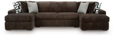 Midnight-Madness Sectional with Chaise - 3 Bros Warehouse