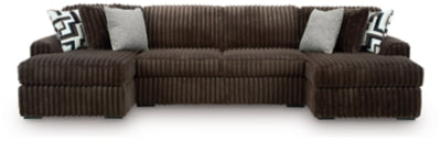 Midnight-Madness Sectional with Chaise - 3 Bros Warehouse