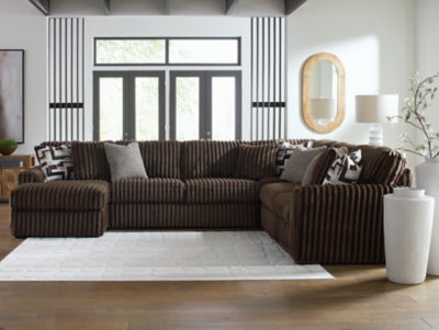 Midnight-Madness Sectional with Chaise - 3 Bros Warehouse