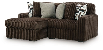 Midnight-Madness Sectional with Chaise - 3 Bros Warehouse