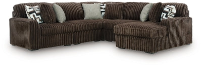 Midnight-Madness Sectional with Chaise - 3 Bros Warehouse