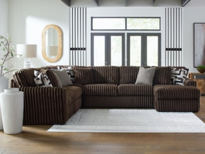 Midnight-Madness Sectional with Chaise - 3 Bros Warehouse