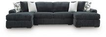 Midnight-Madness Sectional with Chaise - 3 Bros Warehouse