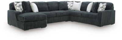 Midnight-Madness Sectional with Chaise - 3 Bros Warehouse