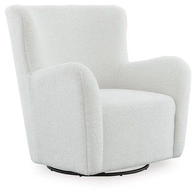 Rowenburg Swivel Glider Accent Chair - 3 Bros Warehouse