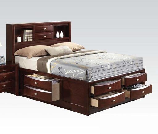 Acme Ireland Queen Storage Bed in Brown 21600Q - 3 Bros Warehouse