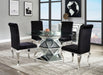 Noralie Mirrored & Faux Diamonds Dining Table - 3 Bros Warehouse