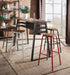 Scarus Natural & Gunmetal Bar Table image