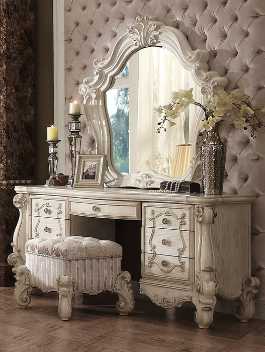 Versailles Bone White Vanity Desk - 3 Bros Warehouse