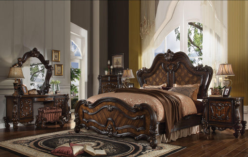 Versailles Cherry Oak Eastern King Bed - 3 Bros Warehouse