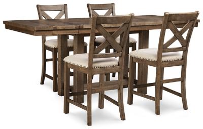 Moriville Counter Height Dining Set - 3 Bros Warehouse