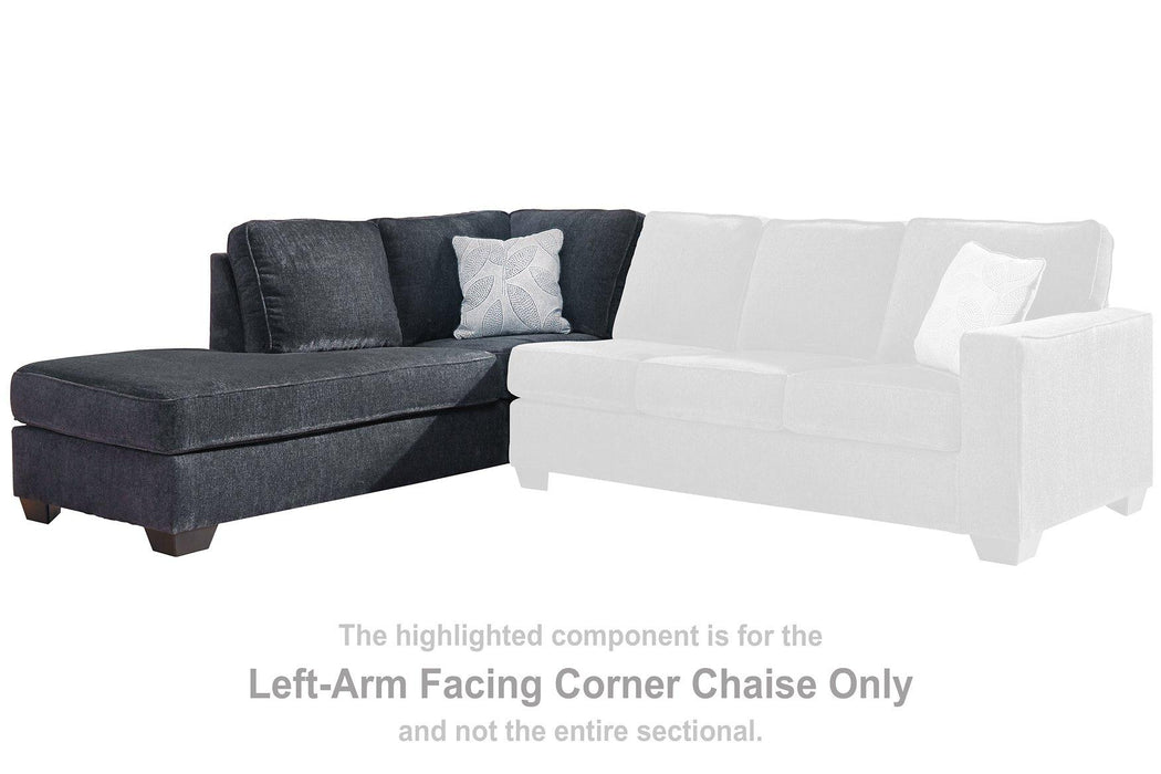 Altari Sleeper Sectional with Chaise - 3 Bros Warehouse