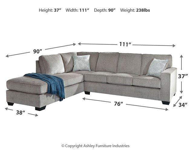Altari Sectional with Chaise - 3 Bros Warehouse