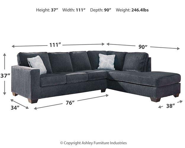 Altari Sectional with Chaise - 3 Bros Warehouse