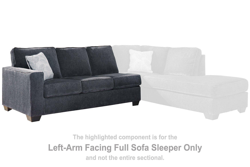 Altari Sleeper Sectional with Chaise - 3 Bros Warehouse