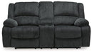 Draycoll Reclining Loveseat with Console - 3 Bros Warehouse