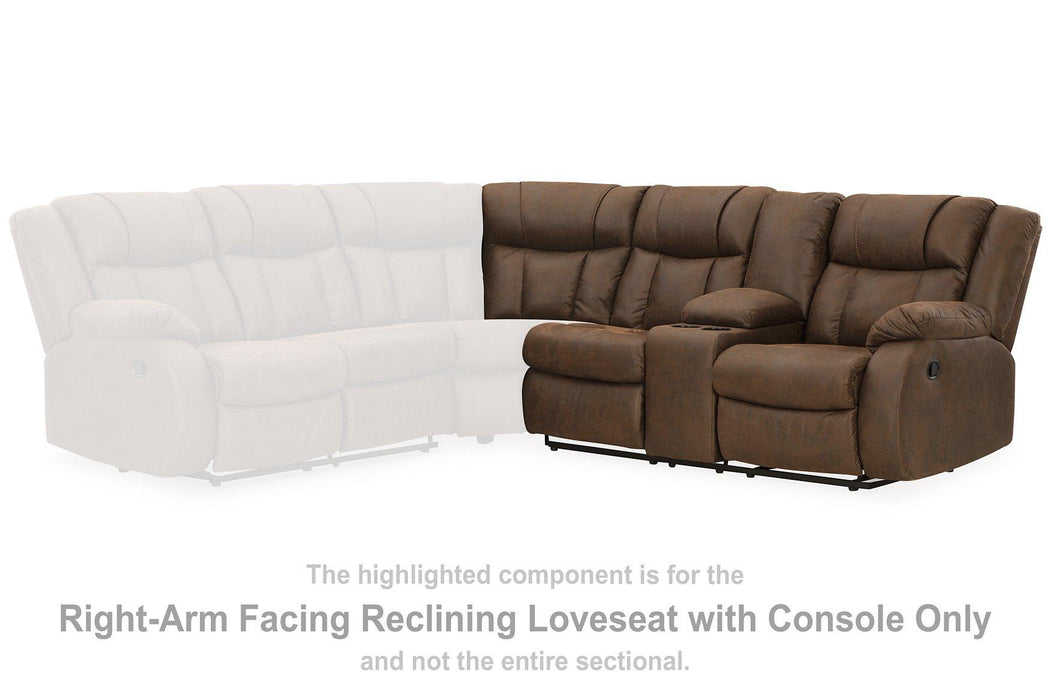 Trail Boys 2-Piece Reclining Sectional