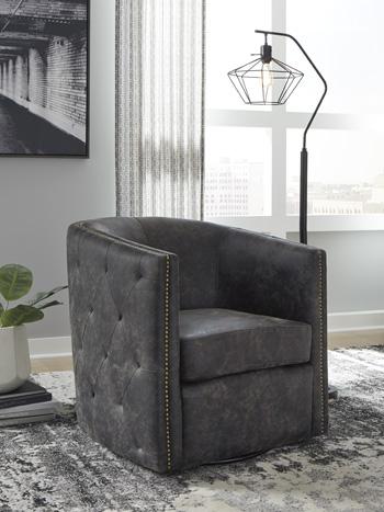 Brentlow Swivel Accent Chair - 3 Bros Warehouse