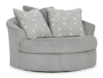 Casselbury Oversized Swivel Accent Chair - 3 Bros Warehouse