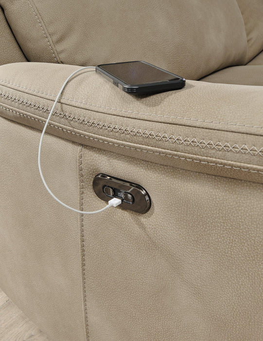 Next-Gen DuraPella Power Reclining Loveseat with Console - 3 Bros Warehouse