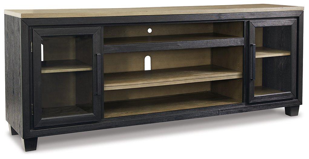 Foyland 83" TV Stand with Electric Fireplace