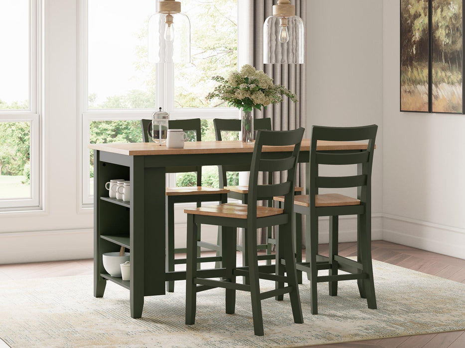 Gesthaven Counter Height Dining Table - 3 Bros Warehouse