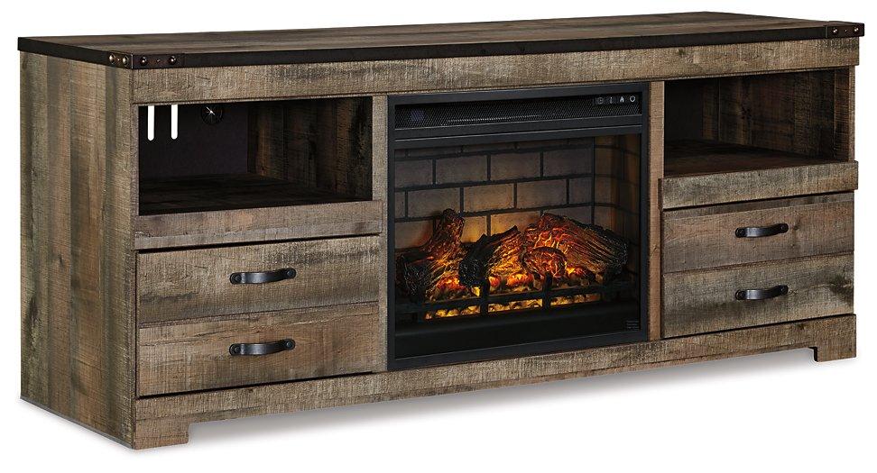 Trinell 63" TV Stand with Electric Fireplace