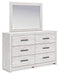 Cayboni Dresser and Mirror - 3 Bros Warehouse