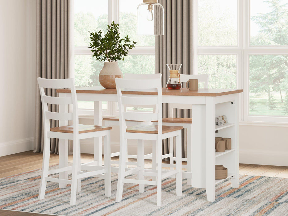 Gesthaven Counter Height Dining Table - 3 Bros Warehouse
