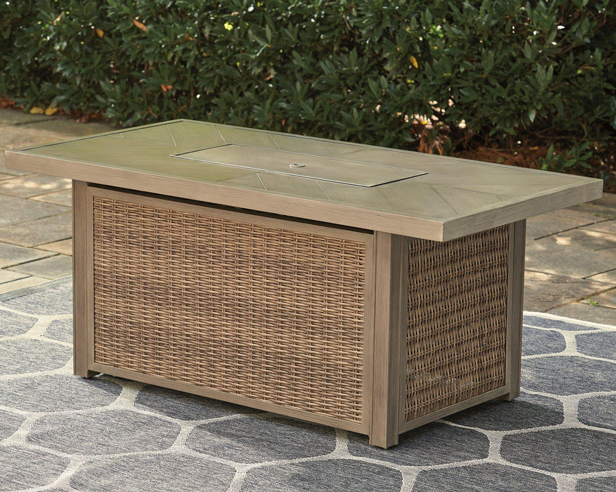 Beachcroft Outdoor Fire Pit Table - 3 Bros Warehouse